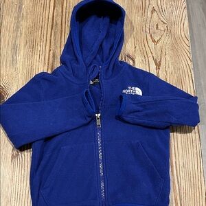 The North Face Kids Royal Blue Zip-Up Hoodie